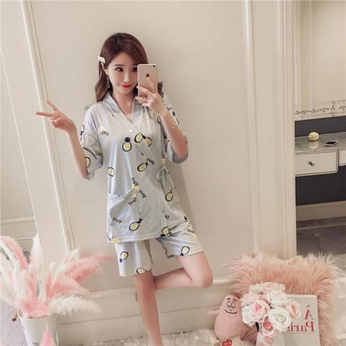 GI 4616 RISCE BAJU TIDUR SET BABY DOLL IMPORT WANITA CEWEK PEREMPUAN JAKARTA BATAM PJ