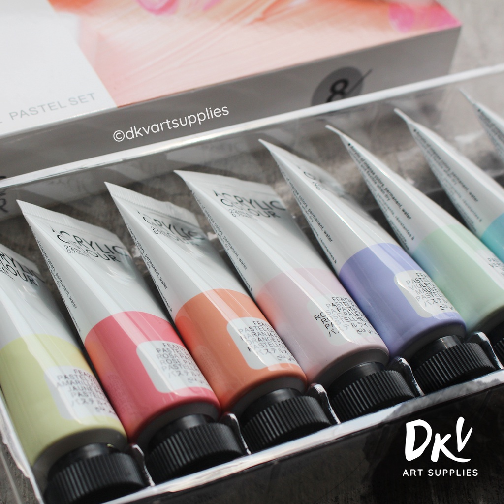 

Art Ranger Rangers Pastel Metallic Acrylic Paint / Cat Akrilik set 8x22ml