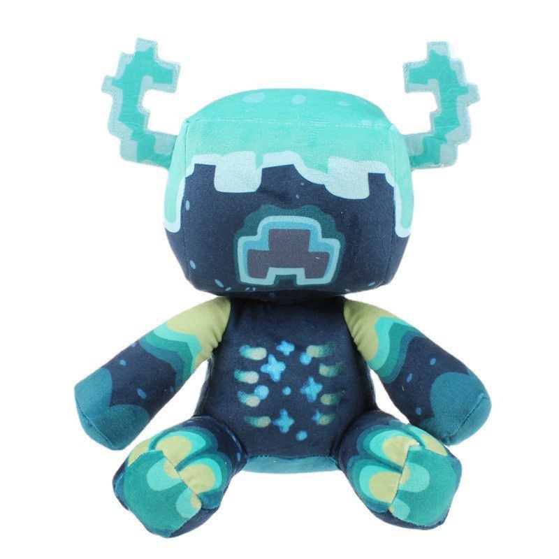 25cm Minecraft Warden Soft Kawaii My World Crystal Super Soft Toys for Children Kids Christmas Gift