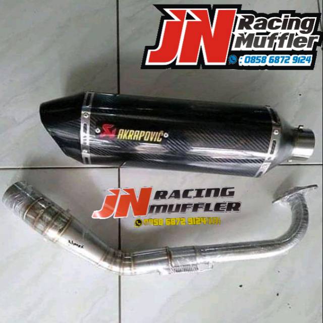 KNALPOT AKRA LAYANG NMAX VARIO AEROX PCX MIO BEAT SCOOPY X-RIDE DLL