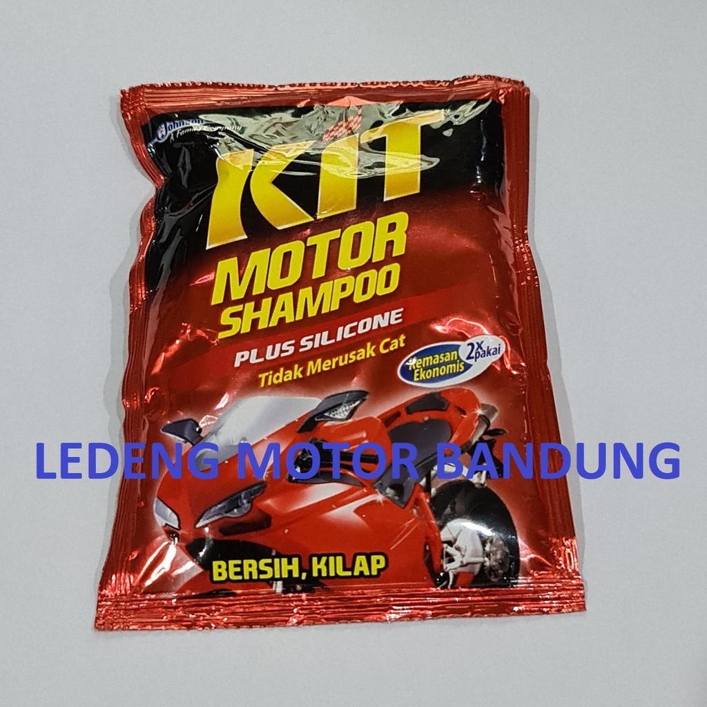 Sachet 30ml KIT Shampoo Cuci Motor Sabun Shampo Bersih Kilap Plus Silicone