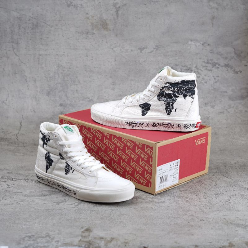 Vans SK8 Hi Save Our Planet White Black