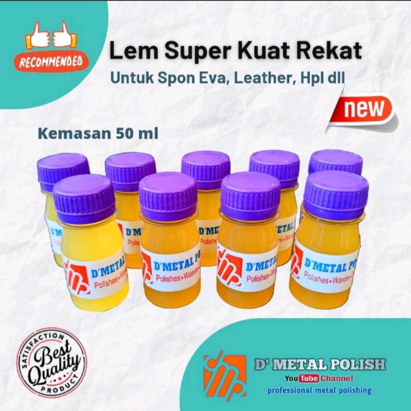 

Lem Kuning Super Kuat Lekat Kemasan 50ml Best Quality