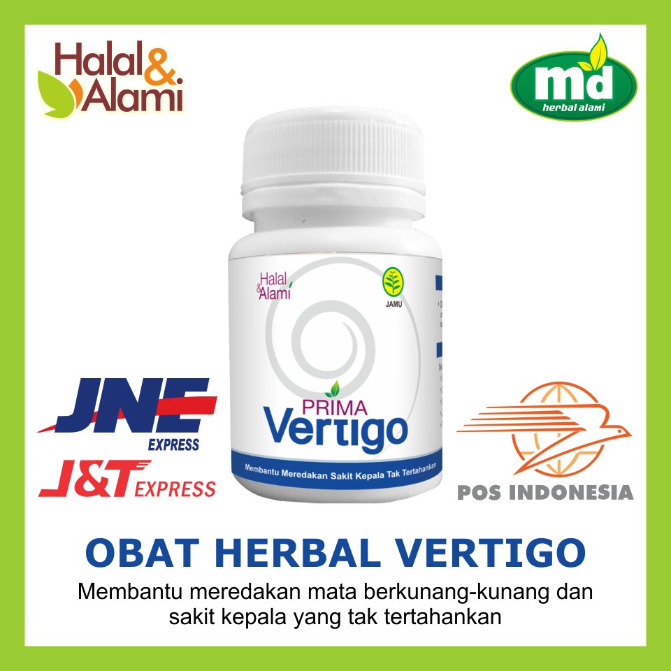 Obat VERTIGO MDHerbal | Herbal Vertigo Obat Sakit Kepala