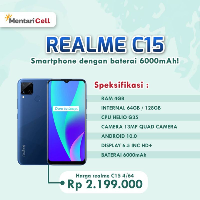 Realme C15 Mediatek Helio G35 Banyuwangi Indonesia