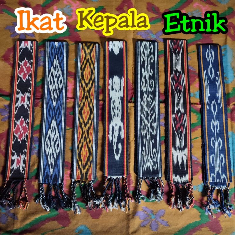 Ikat kepala Etnik Tenun