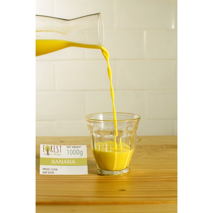 

Lainnya-Minuman-Bubuk- Bubuk Minuman Banana Powder 1000G - Forest Bubble Drink Tc -Bubuk-Minuman-
