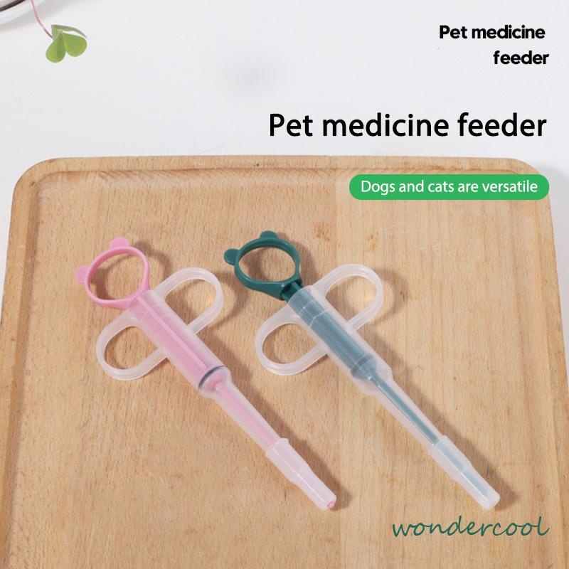 Pet Feeder Dorong-tarik Cat Dan Dog Universal Liquid Pills Pet Feeding Stick Peralatan Makan-Won