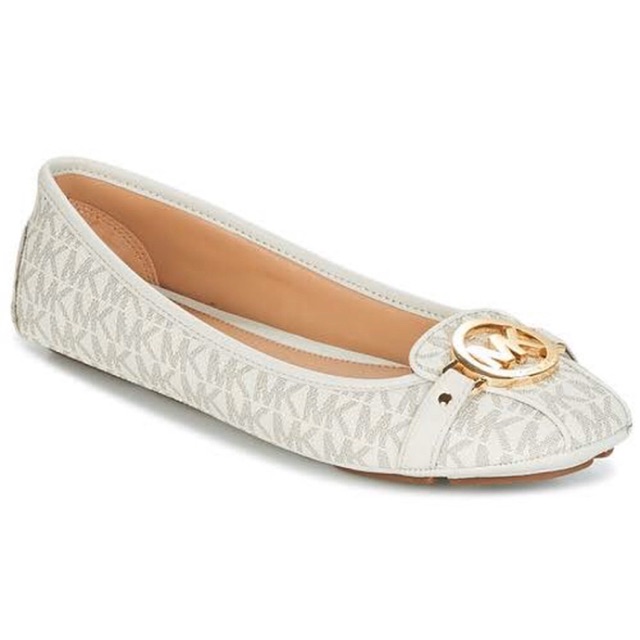 MICHAEL KORS FLAT SHOES WANITA PUTIH