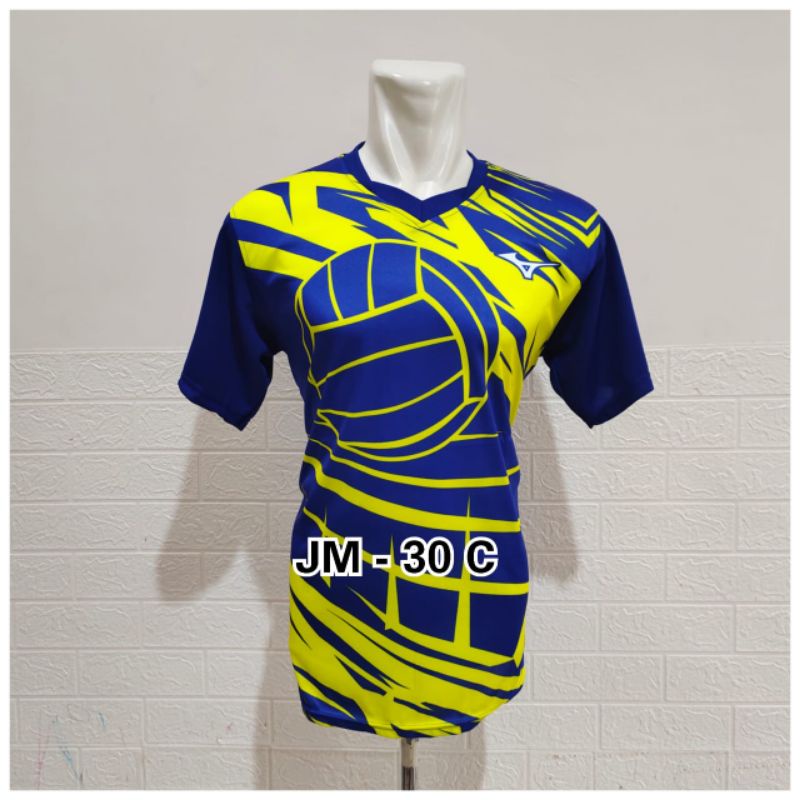voli  baju voley ball printing murah kostum voli atasan voli