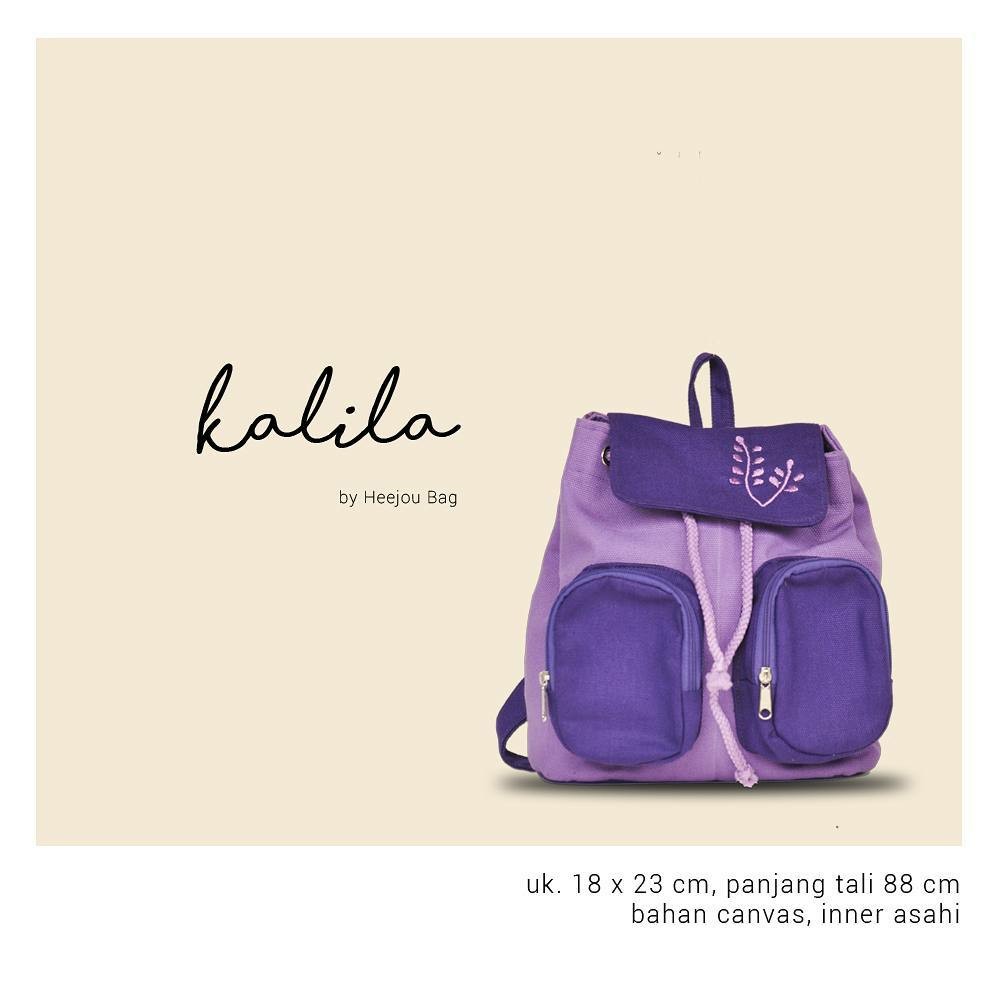 Tas Mini Backpack Original Heejou Kalila - Heejou Official Shop