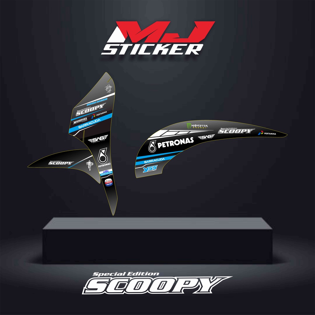 Striping Scoopy KARBU Motif Petronas SRT