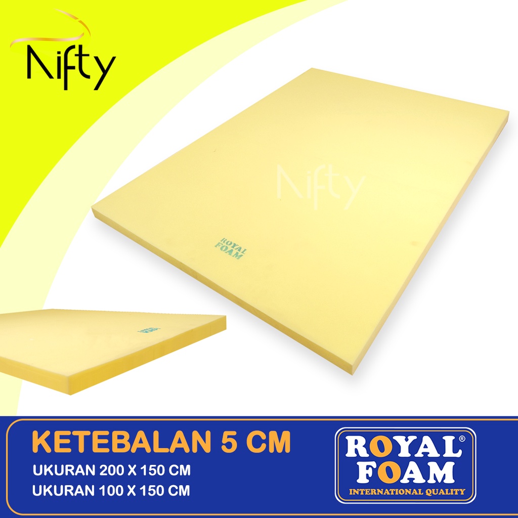 Jual Busa Lembaran Tebal 5 Cm Royal Foam Ukuran 150x200 Cm 100x150 Cm