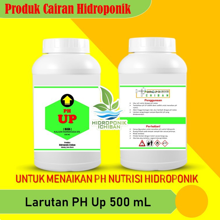 

Larutan pH Up 500 mL Penetral pH Nutrisi Hidroponik