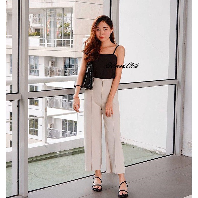 Uneed Cloth / SQUARE CAMISOLE / CROP TANKTOP / TANK TOP WANITA POLOS / TANGTOP BRA ATASAN LOLY-5