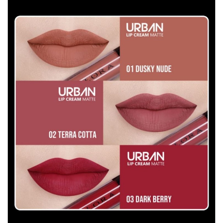 LIPSTIK IMPLORA Urban Lip Cream Matte Original BPOM