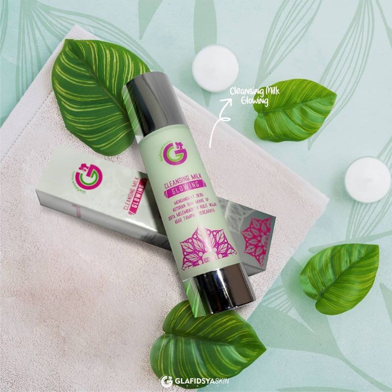 CLEANSING MILK GLOWING GLAFIDSYA GLOW GLAFIDSYA OFFICIAL STORE SKINCARE DR. REZA GLADYS ORIGINAL BPO