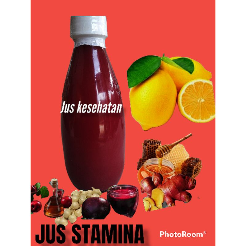 JUS BAWANG PUTIH TUNGGAL +  BUAH BIT  + JAHE MERAH +Jeruk lemon + CUKA APEL DAN MADU