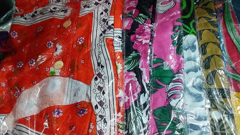 Daster Payung Busui Motif Bunga Rumput Daster Batik Bahan Rayon Solo Adem Nyaman Dipakai