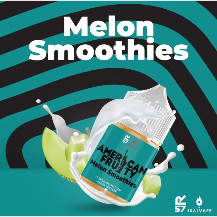 Liquid American Fruity Melon Smoothies V2 100 % by Hero57 x Jual Vape 100% Authentic Original