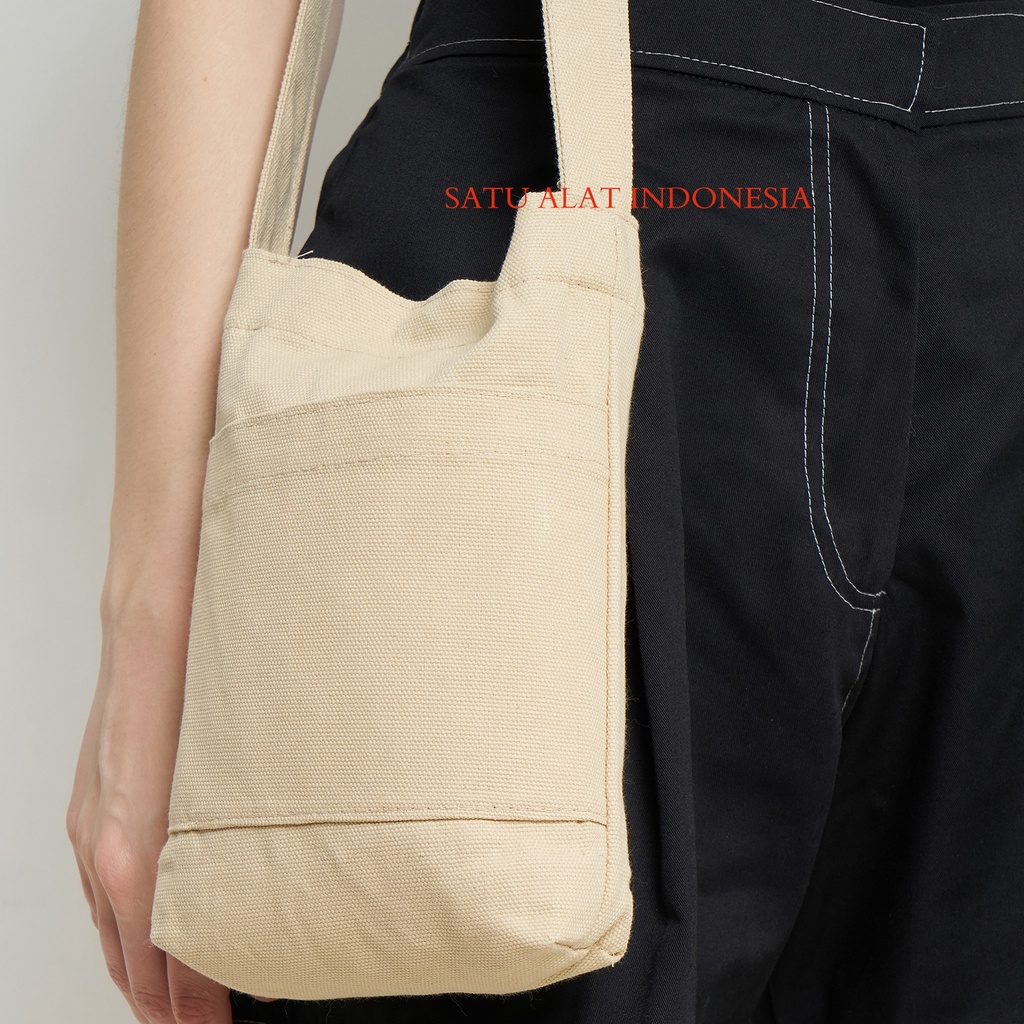 SATU ALAT Tas Selempang Wanita SHIREEN 100% CANVAS TEBAL PREMIUM