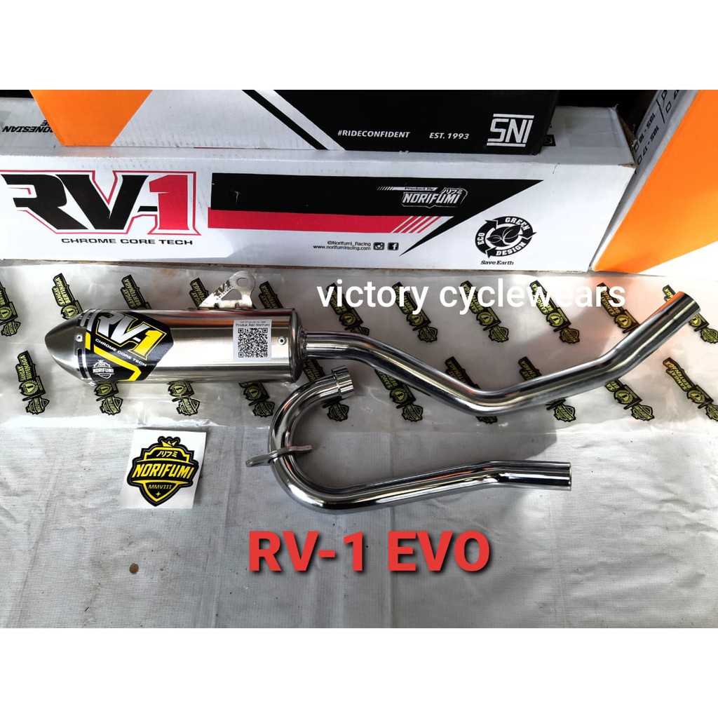 KNALPOT ORIGINAL NORIFUMI RV-1 EVO. KLX150... TRACKER150