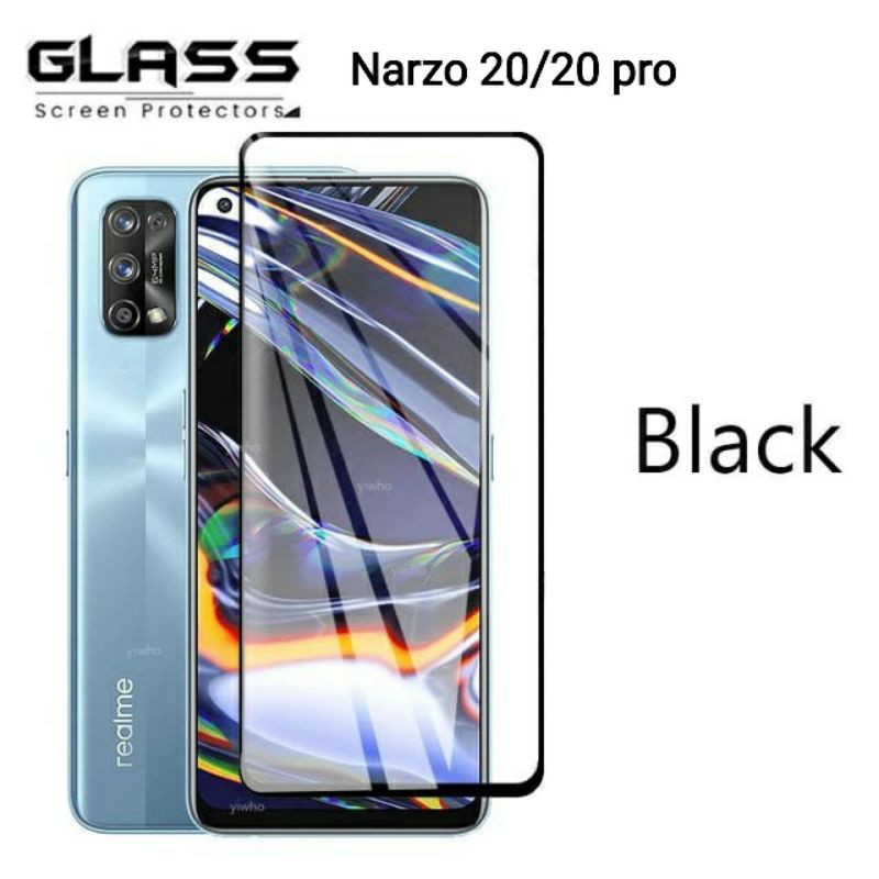 Tempered Glass Narzo 20/20 Pro Anti Gores Kaca Full Layar  Premium Quality