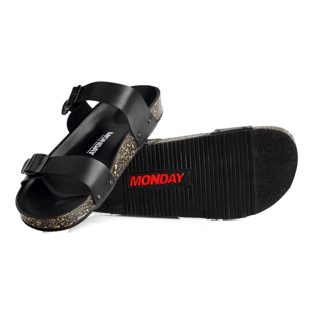 SILVA BLACK |FORIND x Monday| Original Sendal Jepit Strap Santai Kasual Pria/Cowok Sandal Footwear