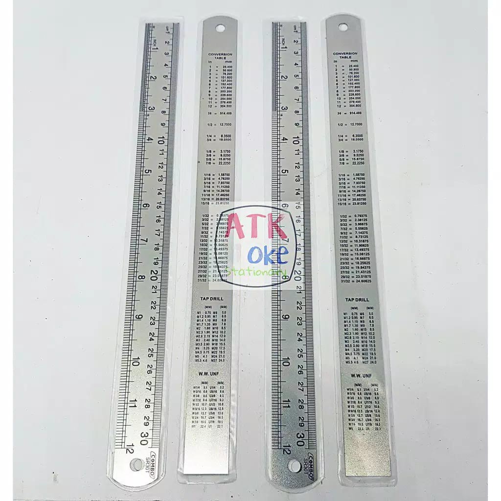 

Penggaris Besi Polos 30cm