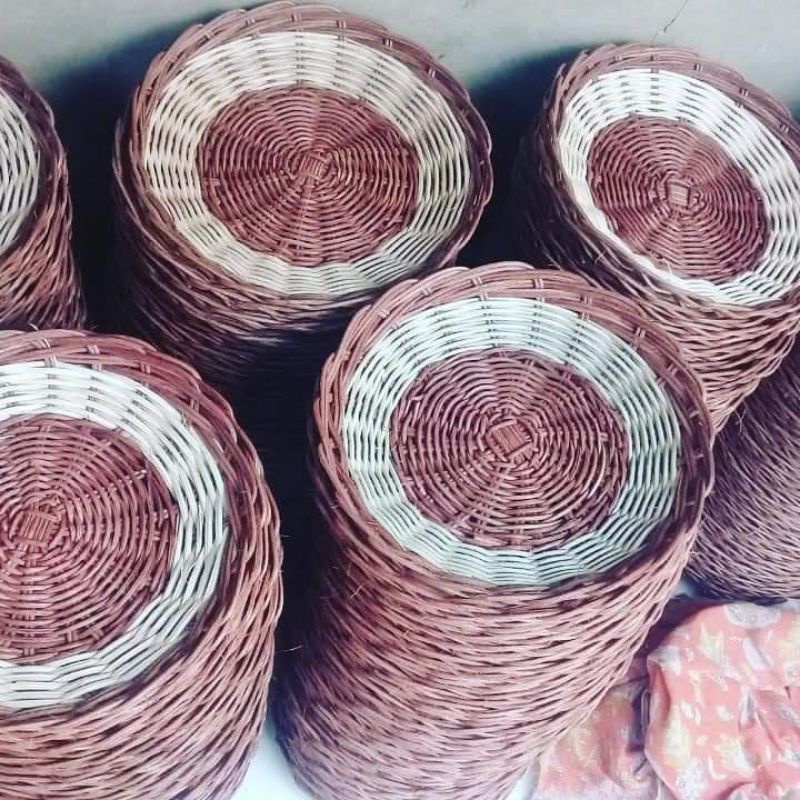 piring rotan asli