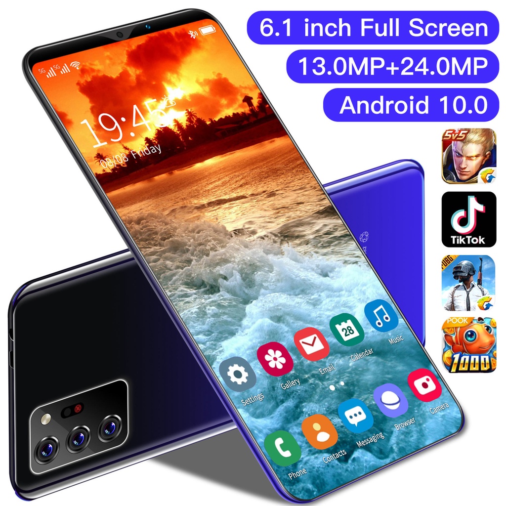 [bisa cod] handphone murah【handphone promo】6.1 inci FHD+Galaxy note30 100% baru ori handphone RAM 12G + 512G hp murah handphone promo hp murah cuci gudang Android 9.1 4800mah smart phone note 30 6.1inch