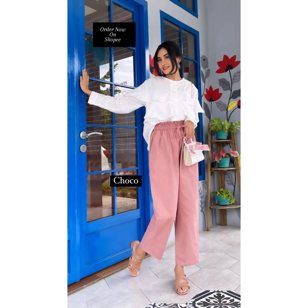 OGANA PANTS / CELANA BAHAN / CELANA KERJA / LINEN