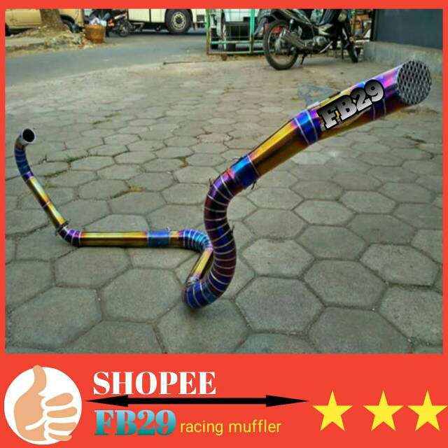 knalpot racing vixion kidal tipe cobra tauspeed bluemoon