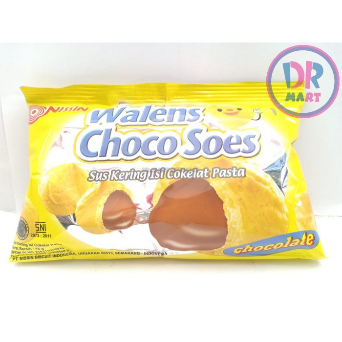 

Nissin Walens Choco Soes (Soes Kering isi Coklat) 15gr