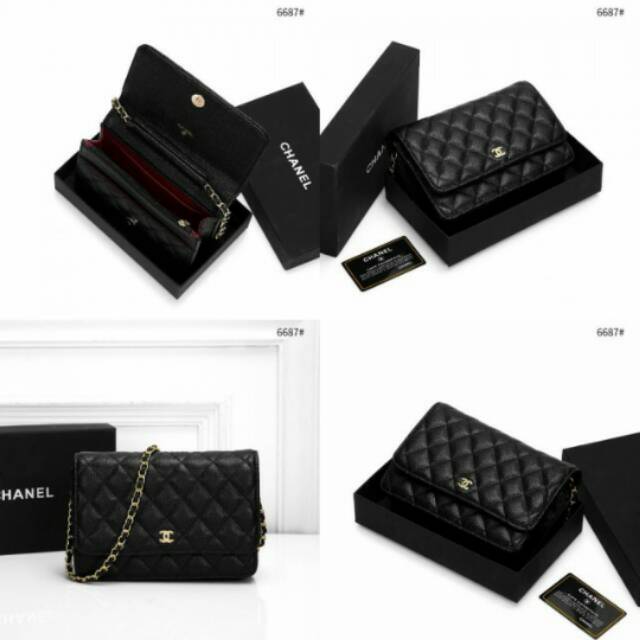 SELEMPANG _CHANEL WOC GHW CAVIAR WITH BOX 6687