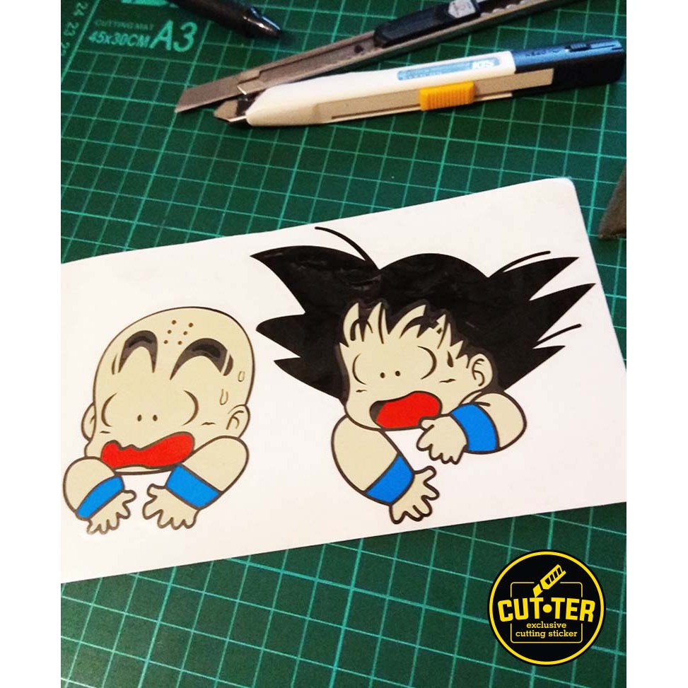 cutting sticker GOKU & KRILLIN