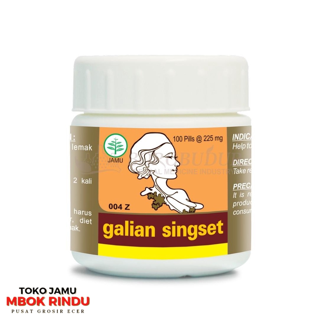 Pil Galian Singset Borobudur {Isi 100 Pil}