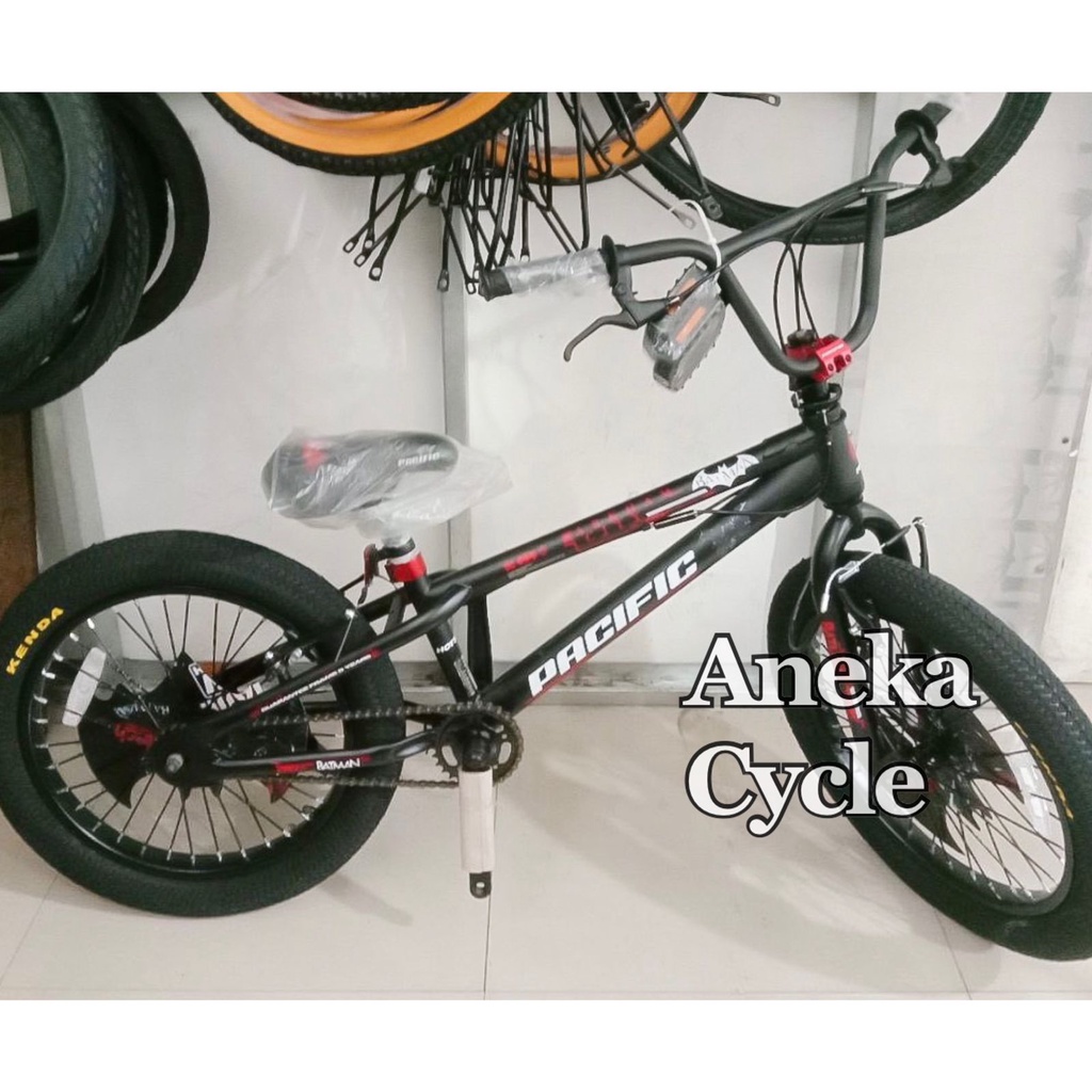 Sepeda Anak Dewasa BMX Pacific Batman 20 Rotor Freestyle Ban Jumbo Besar 3.0 Murah Promo