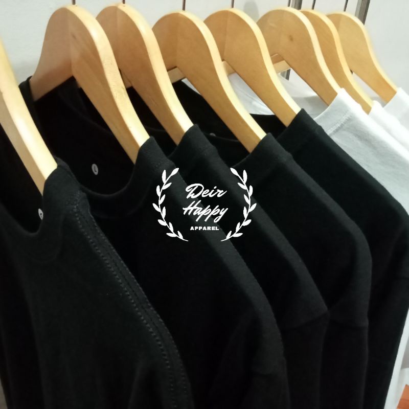 KAOS POLOS COTTON 24S TANPA JAHITAN SAMPING/BUILT UP (reaktif)