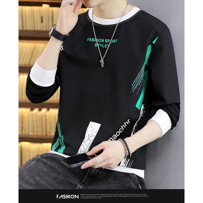 (BISA COD) - BAJU TRENDY GON SWEATSHIRT TERBARU-KAOS DISTRO KEREN COWOK LENGAN PANJANG MASA KINI DAN TERLARIS