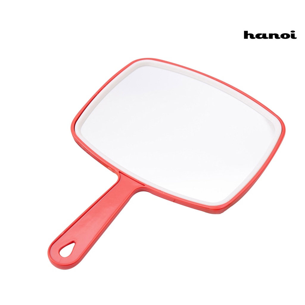 HQTM_Hand Mirror Anti-fog Portable Vibrant Color Home Salon Travel Cosmetic Mirror for Gift