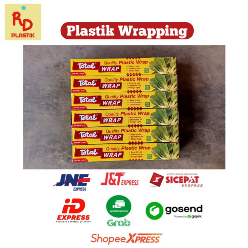 Total Plastik Wrap | Wrapping Pembungkus Sayur, Buah, dan Makanan