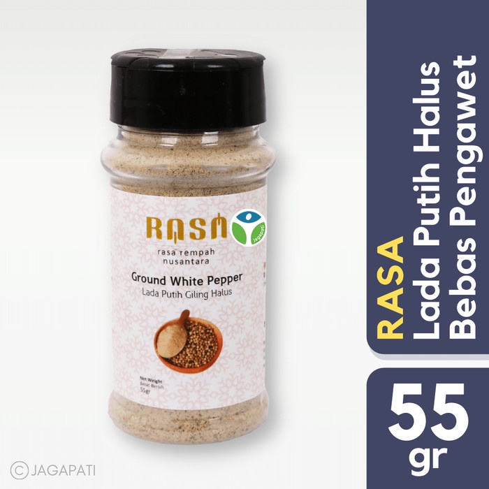 

PEMOTONG DAGING RASA - Ground White Pepper - Lada Putih Giling - Bumbu Masak - 55 gr BG0159