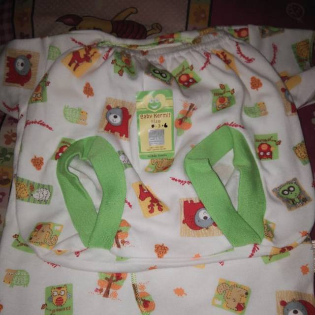 setelan baby kermit baju+celana kodok