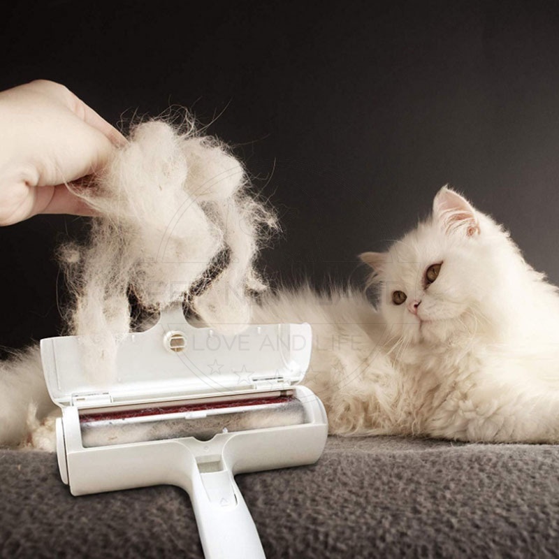 Sikat Roller Pembersih Bulu Kucing Anjing Otomatis Roller Bulu Baju Pakaian Debu Aksesoris Hewan