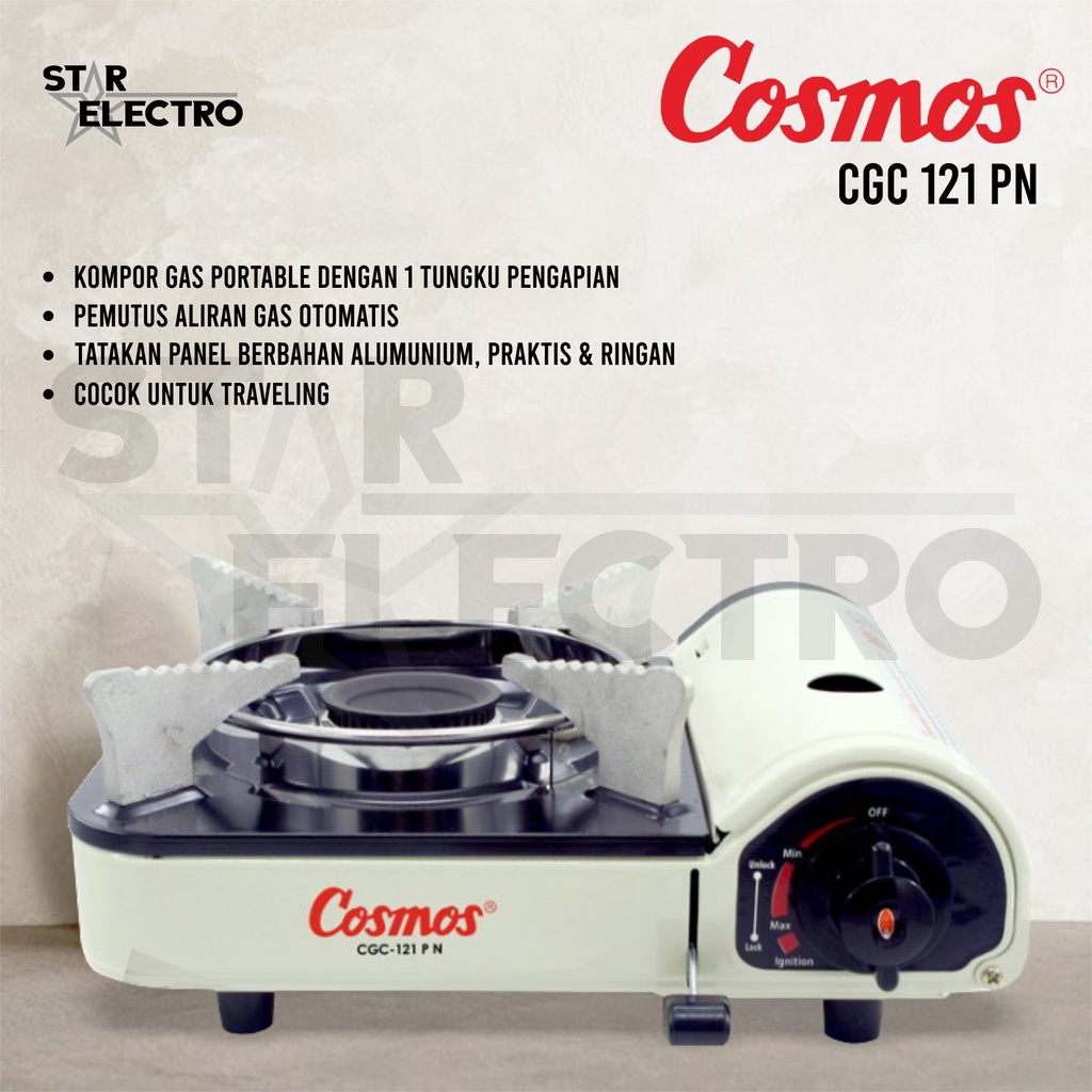 Cosmos CGC-121 P N - Kompor Gas Portable 1 Tungku