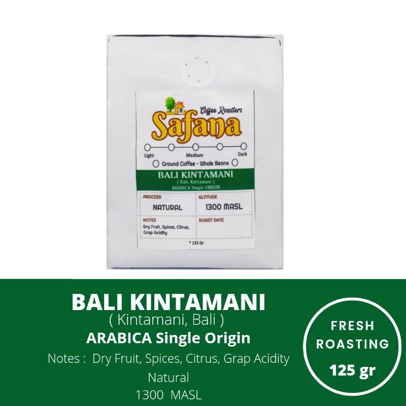 

Kopi Bali Kintamani Arabica Single Origin Fresh Roasting Coffee 125gr