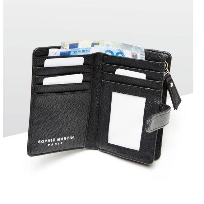 Bagus Banget.. DOMPET VALLERIE : SOFT PINK / BLACK / BATA / BROWN : SOPHIE MARTIN PARIS PROMO LIPAT 