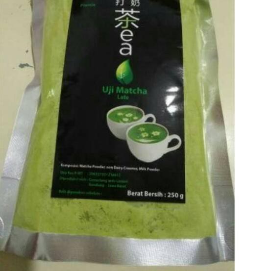 

>COD.E-0259!! Bubuk matcha, greentea latte powder 250gr tanpa gula Termurah
