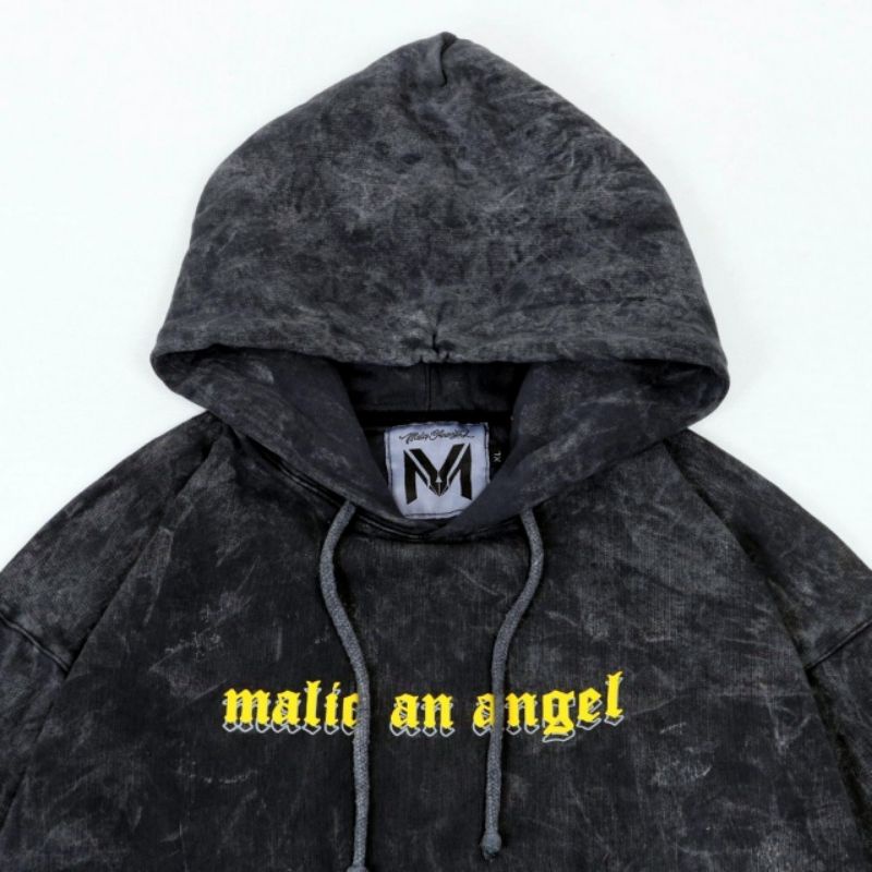 READY!!!SWEATER HOODIE SANDWASH M.A.A MALIK ANGEL BEAR FULLTAG &amp; LEBEL PREMIUM